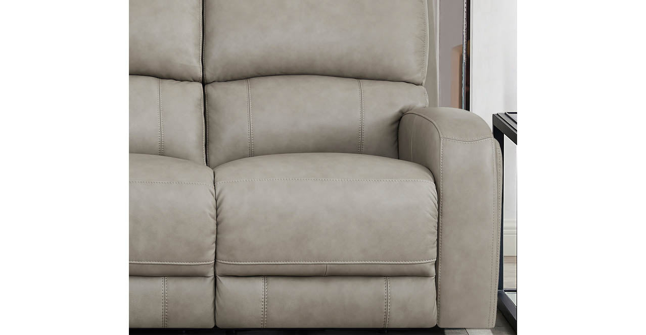 Jasper Power Headrest Zero Gravity Loveseat, Stone